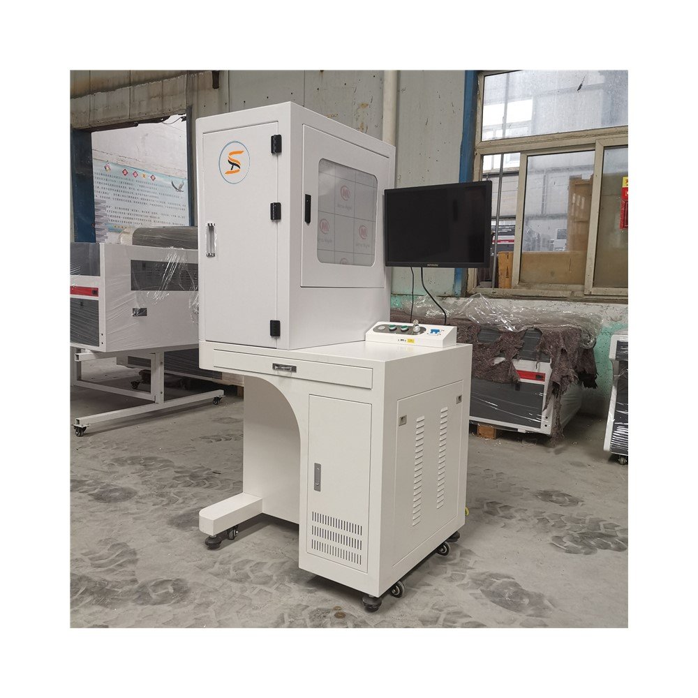 Semi-enclosed tabletop all-in-one laser marking machine