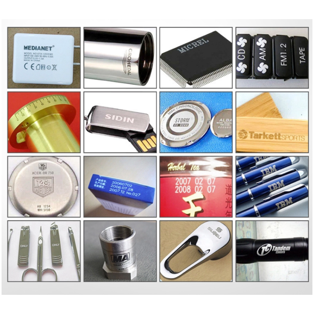 product_samplesLarge Format Seamless Splicing Gantry Type Fibre Optic Marking Machine